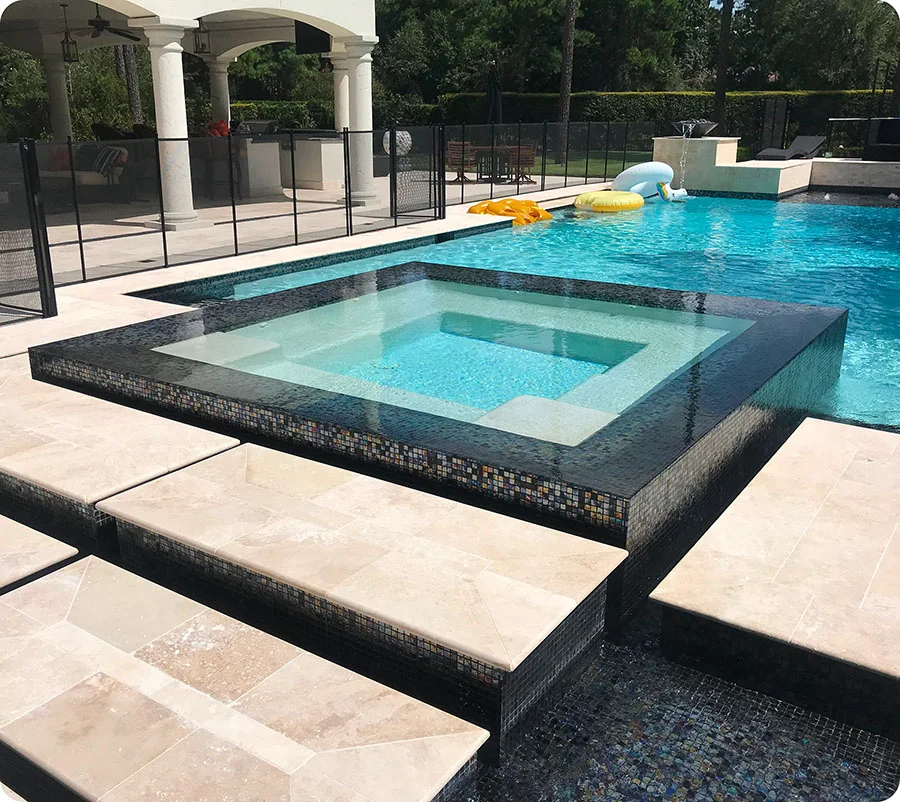 Custom Tile, Coping & Interior Finishes